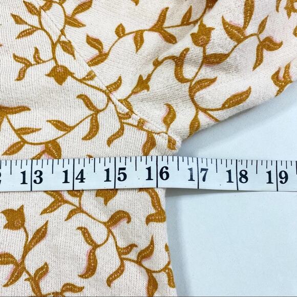 Ulla Johnson Ebba Rose Crewneck Ribbed Pullover Sweatshirt Size S - Picture 8 of 9